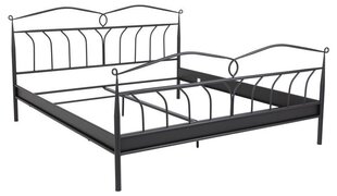 Металлическая кровать Actona Line 180x200 см, черная цена и информация | Кровати | hansapost.ee