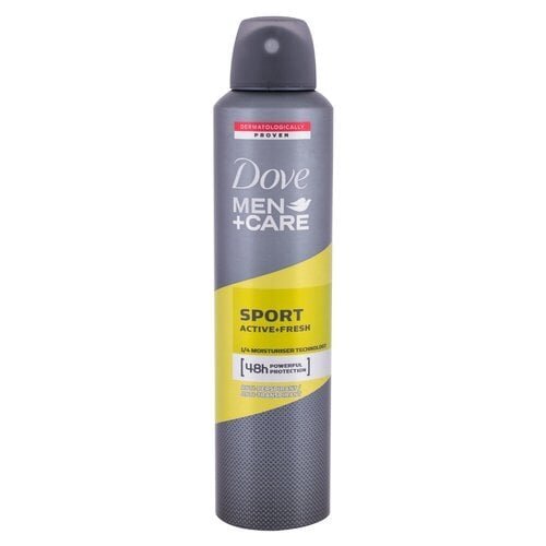 Dove Men + Care Sport antiperspirant meestele 250 ml цена и информация | Dušigeelid ja deodorandid naistele | hansapost.ee