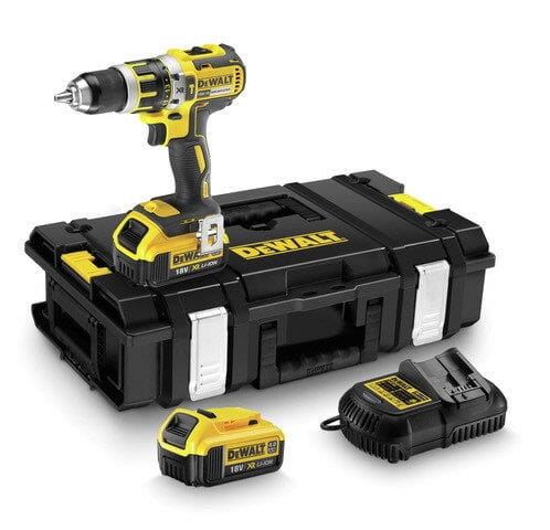 Löögiga akutrell DCD795M2, harjavaba, 18V /2 x 4,0Ah, DeWalt hind ja info | Akutrellid, puurid ja kruvikeerajad | hansapost.ee