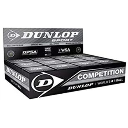 Squashi pall Dunlop COMPETITION YellowDot 12 цена и информация | Squash | hansapost.ee