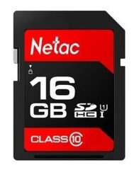 MEMORY SDHC 16GB UHS-I/NT02P600STN-016G-R NETAC цена и информация | Карты памяти для телефонов | hansapost.ee