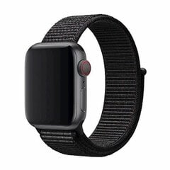 Devia Delux Sport 3 Band Apple Watchile 42/44 mm must hind ja info | Nutikellade aksessuaarid ja tarvikud | hansapost.ee