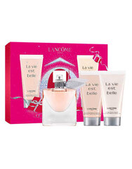 Komplekt Lancome La Vie Est Belle: EDP ​​naistele 30 ml + ihupiim 50 ml + dušigeel 50 ml hind ja info | Parfüümid naistele | hansapost.ee