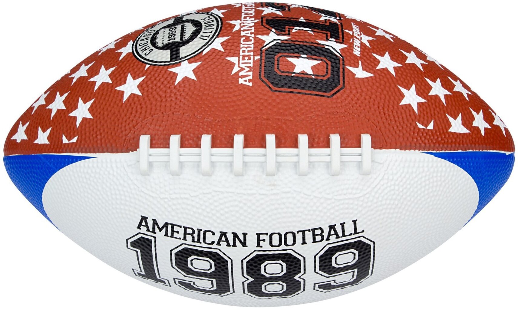 Ameerika jalgpalli pall New Port 16RJ, pruun/valge/sinine, 28 cm hind ja info | Jalgpalli pallid | hansapost.ee