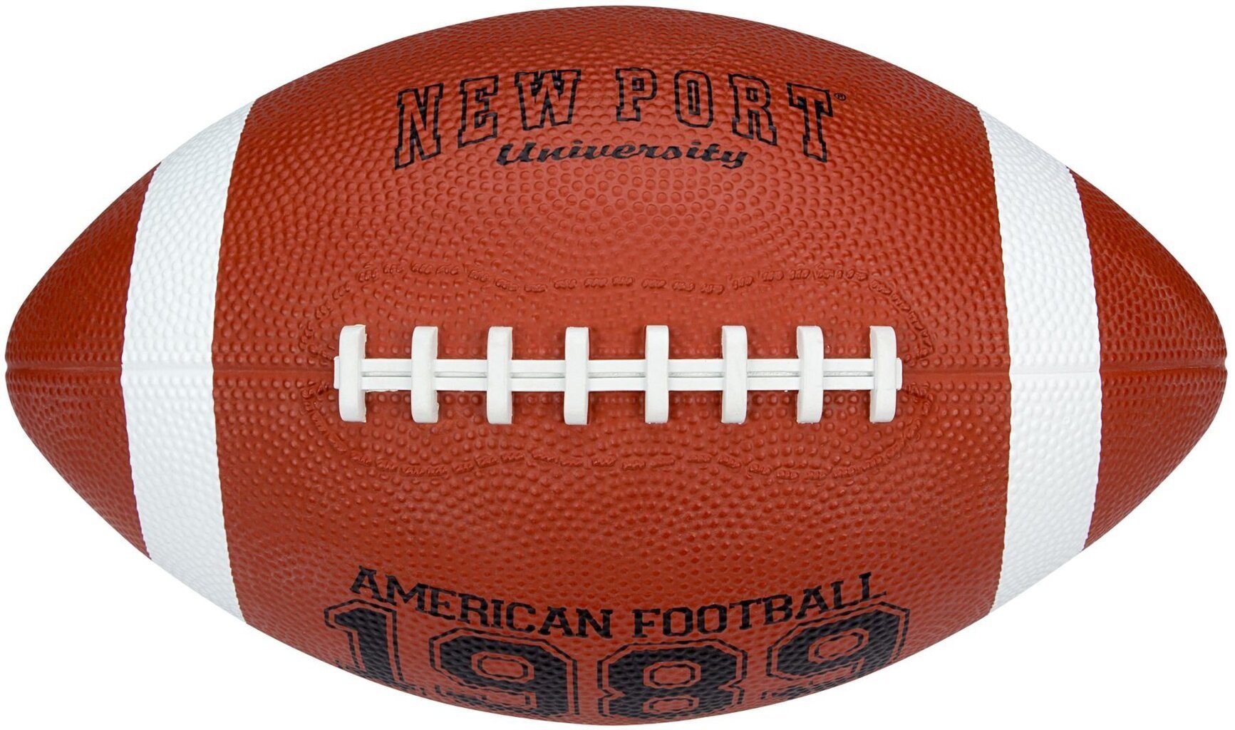 Ameerika jalgpalli pall New Port 16RI, pruun/valge/must, 26 cm цена и информация | Ranna- ja õuemänguasjad | hansapost.ee