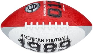 Мяч для американского футбола New Port 16RI, красный / белый / серый, 26 см цена и информация | Футбольные мячи | hansapost.ee