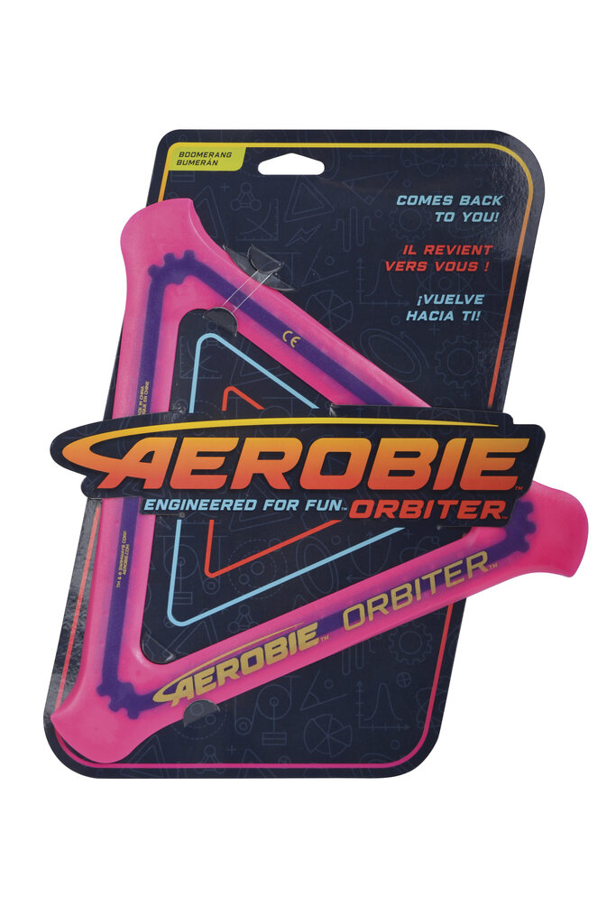 Lendav taldrik Aerobie Boomerang Orbiter, 24,5 cm hind ja info | Ranna- ja õuemänguasjad | hansapost.ee