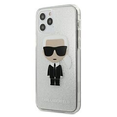 Telefoniümbris Karl Lagerfeld Glitter Ikonik Silver iPhone 12 Mini цена и информация | Чехлы для телефонов | hansapost.ee