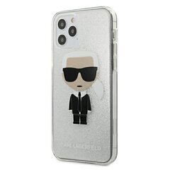 Telefoniümbris Karl Lagerfeld Glitter Ikonik Silver iPhone 12 Pro Max цена и информация | Чехлы для телефонов | hansapost.ee