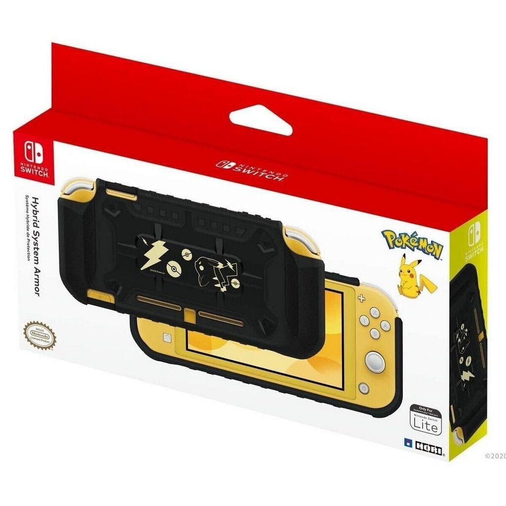 Nintendo Switch Lite ümbris HORI Hybrid System Armor - Pokemon Pikachu Edition hind ja info | Mängukonsoolide lisatarvikud | hansapost.ee