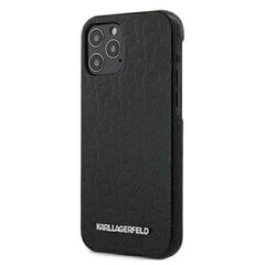Karl Lagerfeld KLHCP12SPUKBK iPhone 12 Mini hind ja info | Telefonide kaitsekaaned ja -ümbrised | hansapost.ee