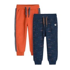 Комплект спортивных штанов Cool Club для мальчиков, CCB2411049-00, оранжевый/синий цена и информация | Штаны для мальчиков | hansapost.ee