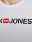 Meeste T-särk Jack & Jones 12137126*03, valge цена и информация | T-särgid meestele | hansapost.ee