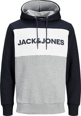 JACK & JONES meeste dressipluus 12172344*01, tumesinine/valge hind ja info | Pusad meestele | hansapost.ee