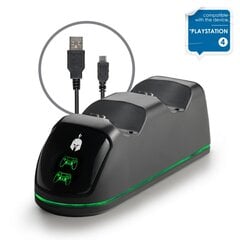 Spartan Gear Dual Charging Dock Station - Black (PS4) цена и информация | Аксессуары для компьютерных игр | hansapost.ee