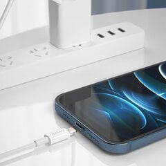 Кабель Dudao USB Type C — Lightning 18 Вт, 1 м Power Delivery, белый (L6X) цена и информация | Borofone 43757-uniw | hansapost.ee