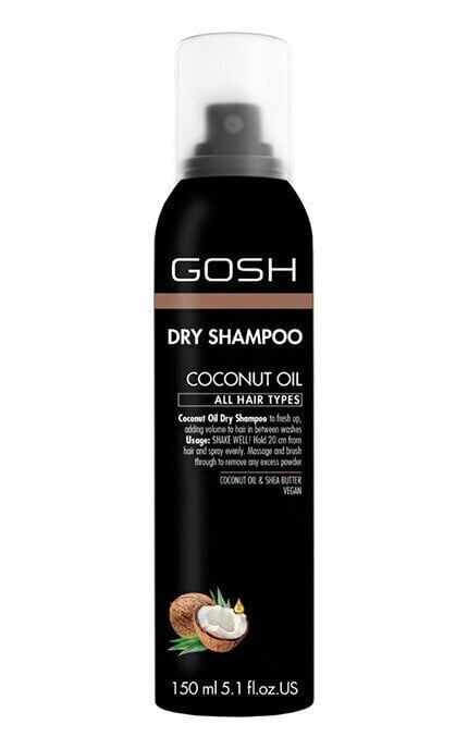 Kuivšampoon Gosh Coconut Oil 150 ml hind ja info | Šampoonid | hansapost.ee