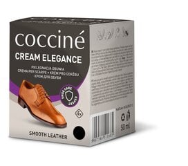 Musta värvi jalatsite õli käsnaga Coccine Nr.02 Cream Elegance, 50 ml hind ja info | Riiete ja jalanõude hooldusvahendid | hansapost.ee