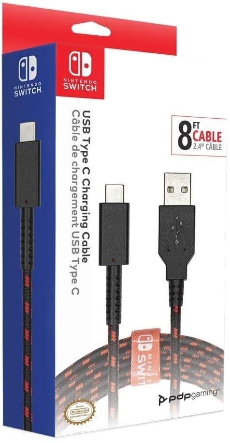 PDP Nintendo Switch Charging Cable цена и информация | Mängukonsoolide lisatarvikud | hansapost.ee