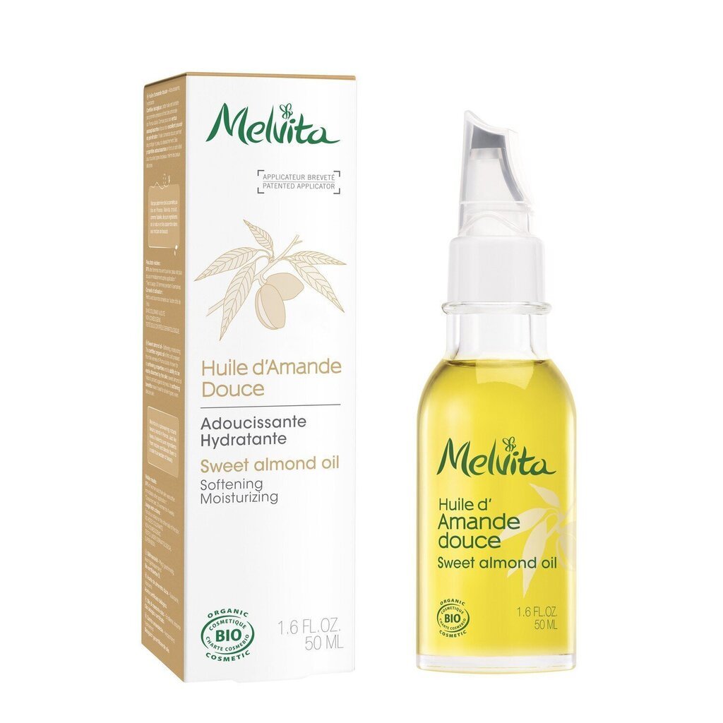 Magusmandliõli Melvita Sweet Almond 50 ml hind ja info | Näoõlid, ampullid ja seerumid | hansapost.ee