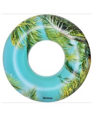 Täispuhutav rõngas Bestway Palm, 119 cm hind ja info | Täispuhutavad veemänguasjad ja ujumistarbed | hansapost.ee