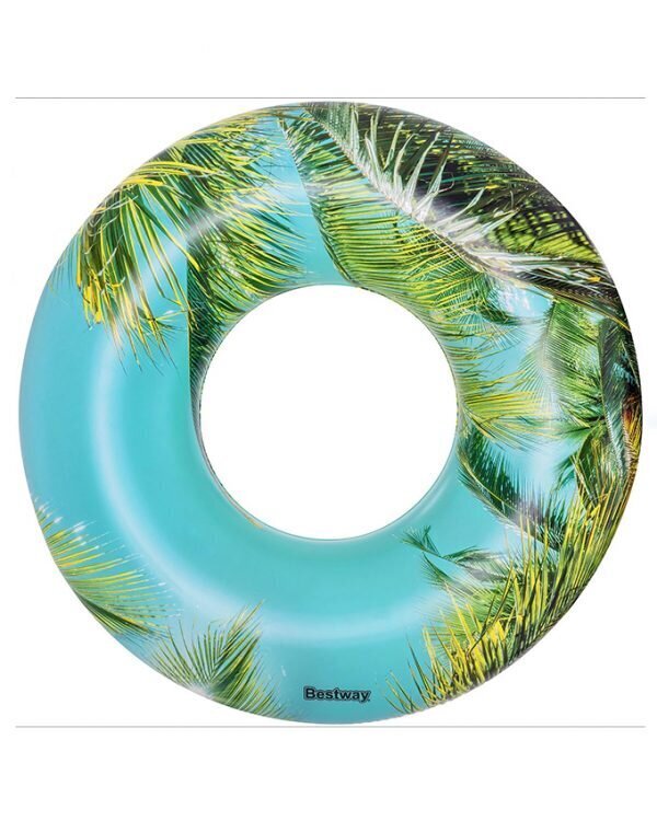 Täispuhutav rõngas Bestway Palm, 119 cm цена и информация | Täispuhutavad veemänguasjad ja ujumistarbed | hansapost.ee