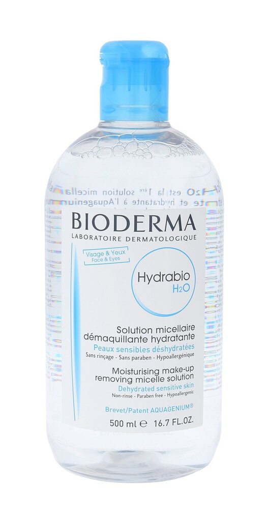 Näopuhastusvesi Bioderma Hydrabio H2O 500 ml hind ja info | Näopuhastusvahendid | hansapost.ee
