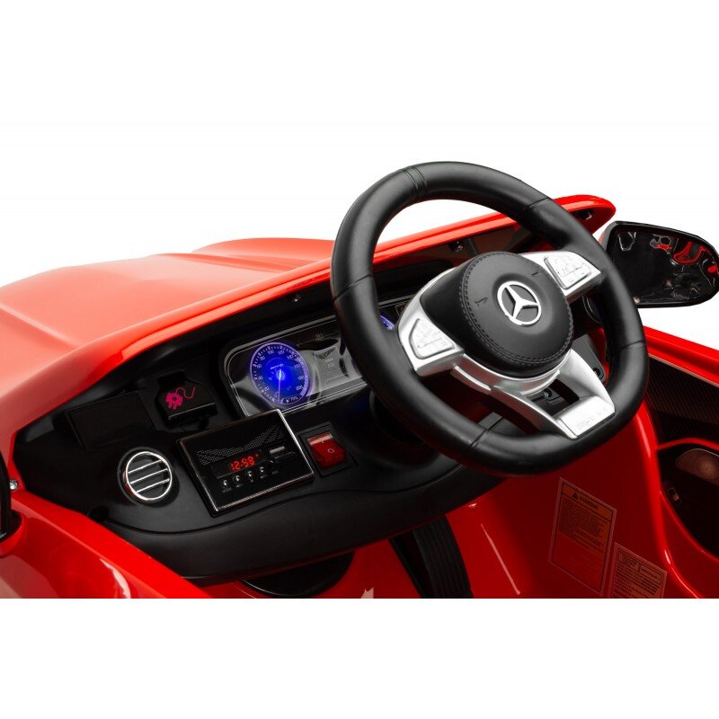 Mercedes-Benz S63 AMG ühekohaline elektriauto lastele, punane цена и информация | Laste elektriautod | hansapost.ee