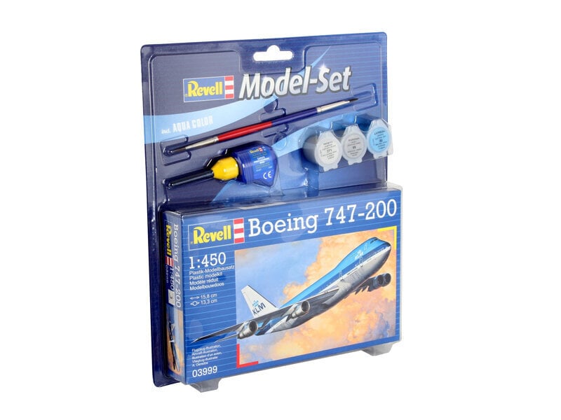 Revell mudelikomplekt Boeing 747-200 1:450 hind ja info | Klotsid ja konstruktorid | hansapost.ee