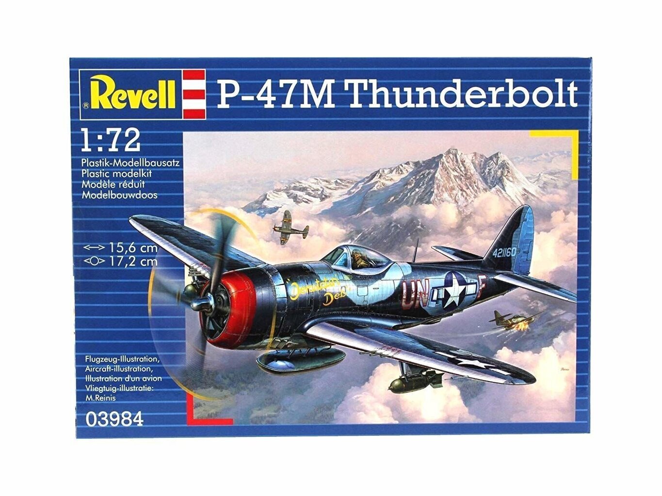 Revell P-47 M Thunderbolt 1:72 hind ja info | Klotsid ja konstruktorid | hansapost.ee