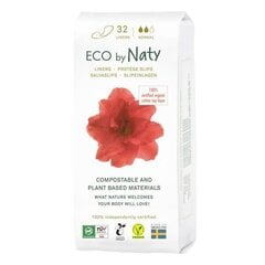 Hügieenisidemed Eco by Naty Normal, 32 tk. hind ja info | Tampoonid, hügieenisidemed ja menstruaalanumad | hansapost.ee