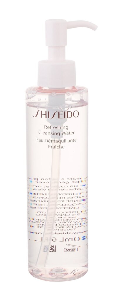 Meigieemaldaja Shiseido Refreshing Cleansing Water 180 ml hind ja info | Näopuhastusvahendid | hansapost.ee