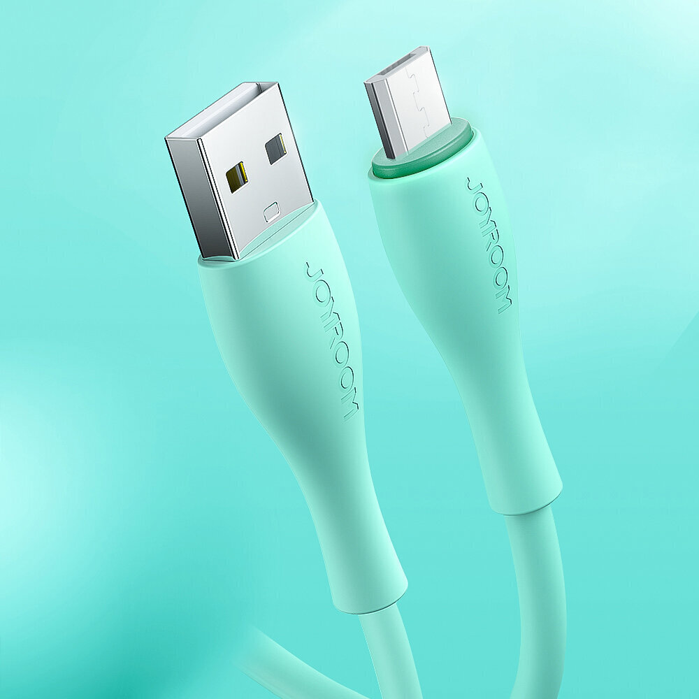 Joyroom USB - micro USB cable 2,4 A 1 m black (S-1030M8) hind ja info | Mobiiltelefonide kaablid | hansapost.ee