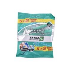 Wilkinson Sword Extra 2 Sensitive raseerija meestele 5 tk hind ja info | Raseerimisvahendid | hansapost.ee