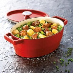 Pyrex ovaalne malmpott 5,8l/d.33cm, punane hind ja info | Pyrex Kodukaubad | hansapost.ee