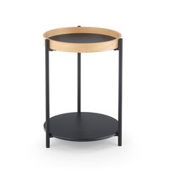 Diivanilaud Halmar Rolo, must/tamme värvi price and information | Coffee tables | hansapost.ee