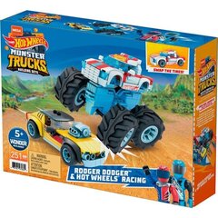 Konstruktor Hot Wheels Monster Truck Rodger Dodger Mattel, 251 detaili hind ja info | Klotsid ja konstruktorid | hansapost.ee