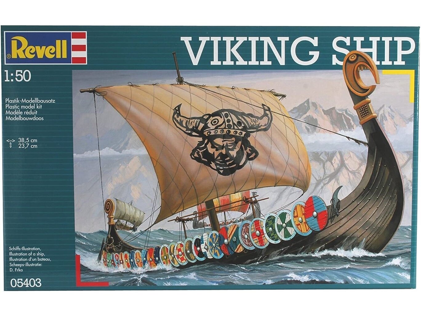 Revell Viking Ship 1:50 цена и информация | Klotsid ja konstruktorid | hansapost.ee