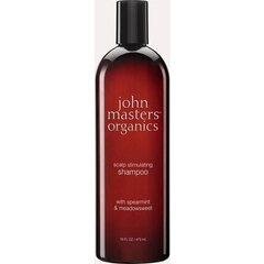 Шампунь для стимуляции кожи головы с мятой John Masters Organics Spearmint & Meadowsweet Scalp Stimulating Shampoo, 473 мл цена и информация | Шампуни | hansapost.ee