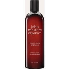 Шампунь для стимуляции кожи головы с мятой John Masters Organics Spearmint & Meadowsweet Scalp Stimulating Shampoo, 473 мл цена и информация | Шампуни | hansapost.ee