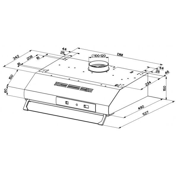 Faber 741 TCH04 SS16A hind ja info | Õhupuhastid | hansapost.ee