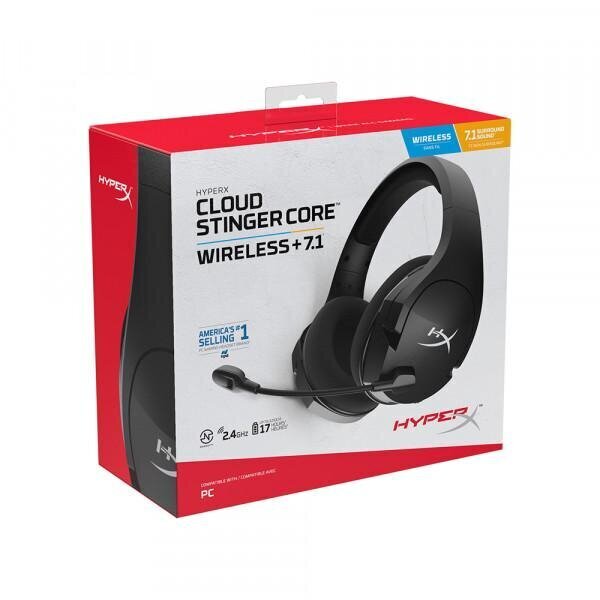 Kõrvaklapid HyperX Cloud Stinger Core 7.1, juhtmevabad цена и информация | Kõrvaklapid | hansapost.ee