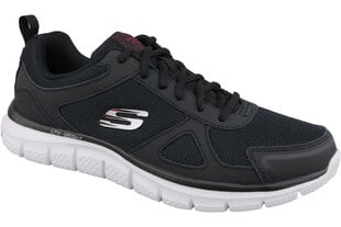 Meeste jooksujalatsid Skechers Buty Track-Scloric, must цена и информация | Кроссовки для мужчин | hansapost.ee