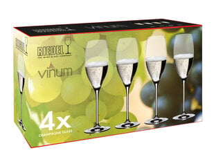 Riedel Vinum Šampanja/veiniklaas Cuvée Prestige, 4 tk цена и информация | Стаканы, фужеры, кувшины | hansapost.ee