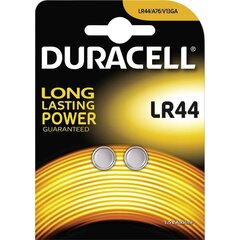 Элементы Duracell LR44, 2 шт. цена и информация | Батарейки | hansapost.ee