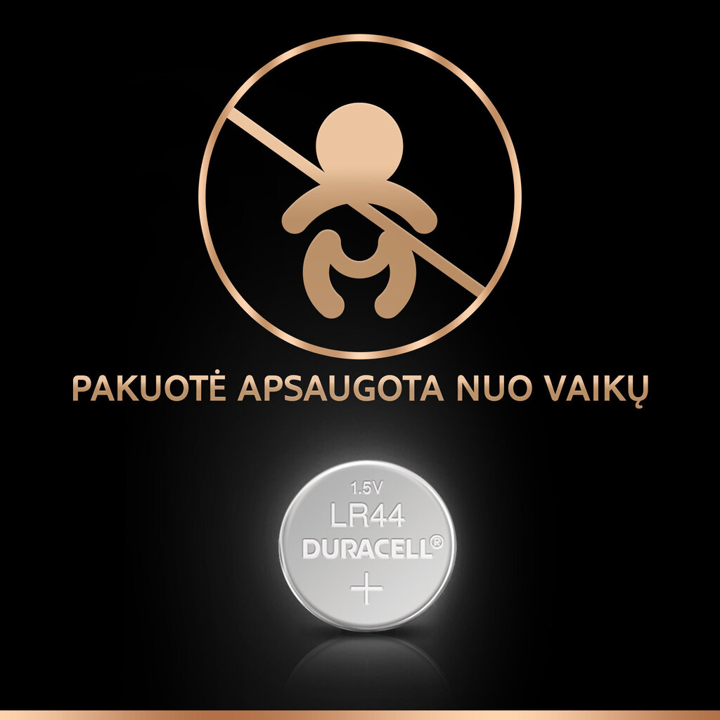 Patareid Duracell LR44, 2 tk цена и информация | Patareid | hansapost.ee