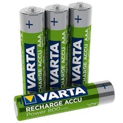 VARTA Ni-MH HR03 элементы, 4 шт цена и информация | Varta Освещение и электротовары | hansapost.ee