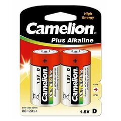 Camelion patareid Plus Alkaline, 1.5 V, D/LR20, 2 tk hind ja info | Camelion Remondikaubad, sanitaartehnika ja kütteseadmed | hansapost.ee