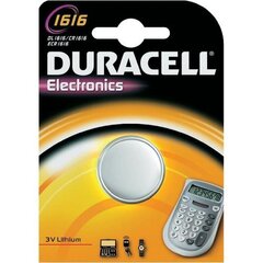 Tahvelarvuti aku Duracell CR1616 liitium 3V цена и информация | Батерейки | hansapost.ee