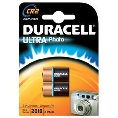 Patareid Duracell Photo Lithium CR2, 2 tk hind ja info | Patareid | hansapost.ee